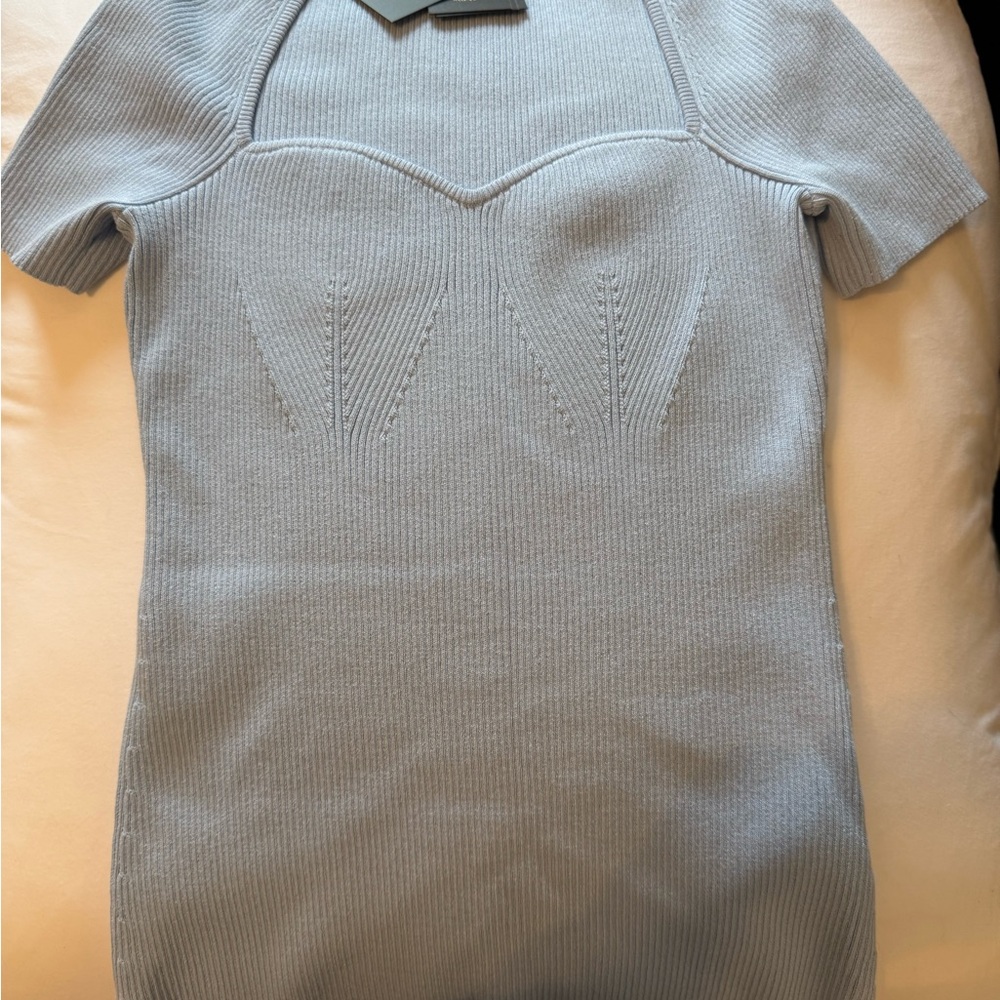 Maje Rib Knit Top - Picture 7 of 8